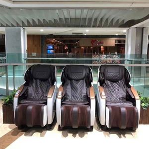 Fauteuil de massage commercial partagé en libre-service avec fonction musicale, paiement par scan, accepte pièces/billets, entièrement automatique 4D - Product Image 1