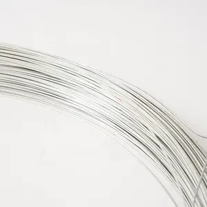 Cheap Galvanized Diamond Wire Netting Link Fence Galvanized Iron Wire For Seaside Fence