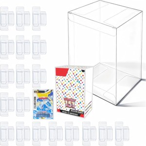 Boîtes de présentation en PET recyclables, protection transparente, épaisseur 0,6 mm, extra résistantes, avec poignée Flexiloop et fond à verrouillage automatique - Product Image 1