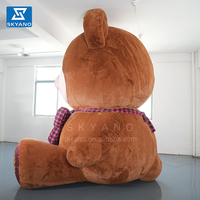 Personnage de dessin animé cochon gonflable floqué sur mesure, animal gonflable géant pour la décoration de centres commerciaux et de fêtes