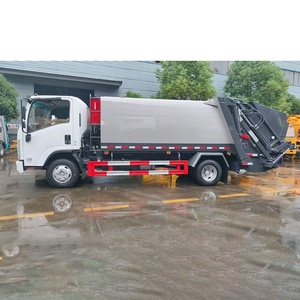 Camión de Compresión de Basura con Motor Diésel ISUZU KV100 4x2, Vehículo de Recolección y Eliminación de Residuos - Product Image 3