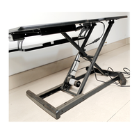 Table de bureau ergonomique personnalisée en usine, bureau informatique réglable en hauteur, poste de travail debout, table à ciseaux