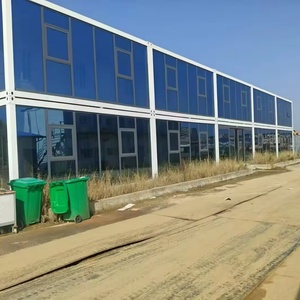 <span class=keywords><strong>Casa</strong></span> Contenedor Modular de 20 pies, Edificio Prefabricado de Dos Pisos para Oficinas con Muro Cortina de Vidrio - Product Image 4