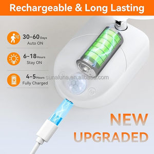 Iluminación LED para pasillo con batería giratoria de 360 °, lámpara de pared, temporizador, sala de estar <span class=keywords><strong>Interior</strong></span>, <span class=keywords><strong>luz</strong></span> led plegable - Product Image 6