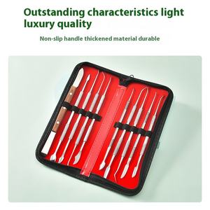 Set di strumenti per intagliatore di cera dentaria in acciaio inossidabile Kit di strumenti di scultura odontoiatrica strumenti da laboratorio 10 pz - Product Image 2