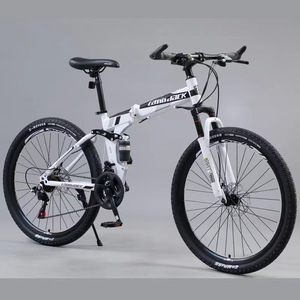 Venta al por mayor 24 26 pulgadas 21 24 27 velocidades acero bicicletas de montaña plegable Pedal suspensión horquilla absorción impactante <span class=keywords><strong>bicicleta</strong></span> de carretera - Product Image 6