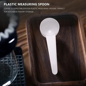 Ensemble de cuillères à mesurer en <span class=keywords><strong>plastique</strong></span> PP Cuillère à dîner Cuillère à café Cuillère à <span class=keywords><strong>soupe</strong></span> pour le stockage du garde-manger de cuisine Commandes en gros pour l'utilisation du sucre Mariage - Product Image 6