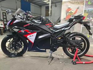 Moto <span class=keywords><strong>électrique</strong></span> d'<span class=keywords><strong>occasion</strong></span> 72V 32A 4000W Kawasaki Little Ninja V6 Moto tout-terrain Moto de <span class=keywords><strong>course</strong></span> Moto de rue - Product Image 5