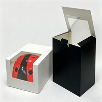 Emballage en carton durable en gros pour casquettes de baseball, boîte à casquettes en papier avec logo personnalisé imprimé, gaufrage, type dossier pliable