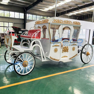 Prix d'usine en gros : Carrosse royal électrique élégant pour le transport de chevaux et les mariages - Product Image 1