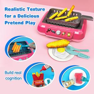 Juego de Cocina DIY Magic Fry <span class=keywords><strong>Gourmet</strong></span>, Juguete de Cocina DIY Magic Frying Shantou con Sonido, Luz y Superficie de Burbujas para Niños - Product Image 4