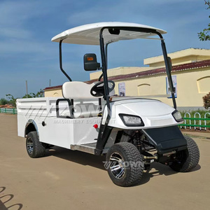 <b>Single</b> <b>Seat</b> Electric Cargo <b>Golf</b> <b>Buggy</b> Heavy Duty Loading For Resort Warehouse - Product Image 2