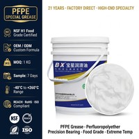 Graisse PFPE de qualité alimentaire NSF H1, haute température (-40°C à 260°C), lubrifiant pour roulements en PTFE (Perfluoropolyether), fabrication OEM sur mesure, échantillon gratuit