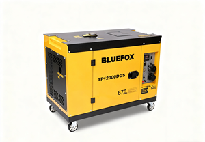 Générateur diesel super silencieux <span class=keywords><strong>Bluefox</strong></span> 12kw à bas prix triphasé 50/60Hz 220V avec télécommande ATS - Product Image 3