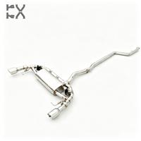 Système d'échappement pour BMW G01 X3 G02 X4 M40i B58, moteur 3.0T, acier inoxydable SUS 304, poli miroir, épaisseur 1,5 mm, pièces automobiles