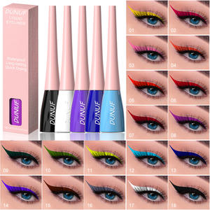 Eyeliner liquide <span class=keywords><strong>bleu</strong></span> sexy coloré, facile à appliquer, maquillage, eyeliner mat rouge, vert, blanc, or, brun, eyeliner waterproof en stylo - Product Image 3