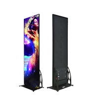 Indoor Outdoor Advertising Billboard Digital Small Led Poster Sign Control Poster Display a Led per il centro commerciale del negozio di moda