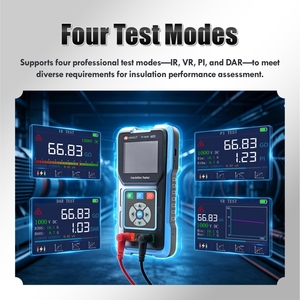 IR-1000H Professional Insulation <strong>Resistance</strong> Meter Megohmmeter Shaker DC1000V HighVoltage IR, PI, DAR, VR - Product Image 4