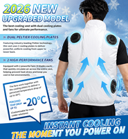 Chaleco Refrigerante Peltier OEM ODM, Aire Acondicionado Portátil, Ropa Refrigerante Personal para Trabajo al Aire Libre, Construcción, Fábrica, Verano