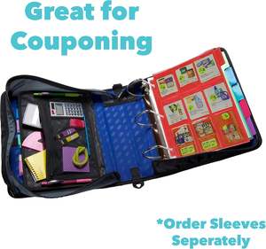 Case-it High Quality Men & Women's <b>Document</b> Storage <b>Folder</b> Pen Slot File Organizer with Zipper Labels - Product Image 4