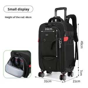 Рюкзак для камеры DSLR с ручкой и подкладкой, водонепроницаемая нейлоновая сумка для фотосъемки - Product Image 3