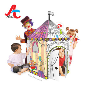 Gcc Unisex DIY Vẽ Lều Chơi Nhà Trẻ Em 3 Năm + 6 Màu Bút 3D Doodle Giấy Tông Giáo Dục Vui Vẻ - Product Image 1