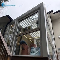 Pergola bioclimatique motorisée à lames orientables en aluminium thermolaqué, couverture de pavillon pour balcon, imperméable