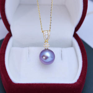 Collar de Perlas de Agua Dulce de Doble Capa de 4-5 mm y Oro 4K para Mujer, con Colgante de Perlas y Cadena para Clavícula, Estilo Temperamental - Product Image 4