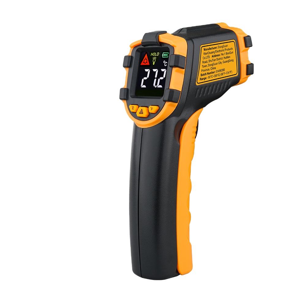 Digital Infrared Thermometer Non Contact Laser IR Temperature LCD ...