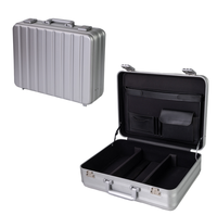 Valise de boxe en aluminium durable avec conception antichoc, fermeture à boucle, traitement de surface personnalisable, rangement d'outils