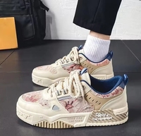 Chaussures de sport décontractées pour hommes, respirantes et confortables, pour la marche, la course et le skateboard, avec semelle épaisse, pour le printemps et l'automne