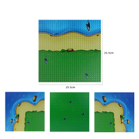 Plaque de base pour blocs de construction 32x32, composition 32*32, petite plaque de construction pour mur de blocs, scène d'île DIY pour jouets d'enfants