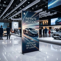 Boîte à lumière SEG ultra-mince autoportante, alimentation intégrée, MOQ 1 usine