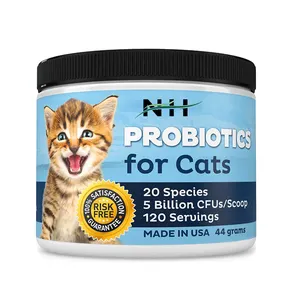 OEM/ODM Chats Probiotiques Poudre Pour Chats Alimentaire Probiotique Poudre Pour Améliorer L'immunité Des Chats