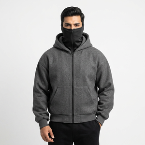 Top Selling Quality Wholesale Price Customized New <b>Men</b> Winter Windproof Running Breathable Zipper-Up Fleece <b>Snood</b> Balaclava - Product Image 1