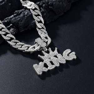 Colgante de Lujo de Moissanita de la Mejor Calidad, Estilo Hip Hop, Amuleto Egipcio de Faraón Anubis, Plata de Ley 925 para Hombre, Disponible para la Venta - Product Image 1