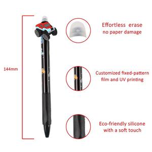 O&Q Bestseller Raumfahrt Radierbarer Gelstift Plastik Niedlicher Dinosaurier Astronaut 0,5mm Schwarz/Blau Tinte Anpassbarer Werbestift für Kinder - Product Image 3