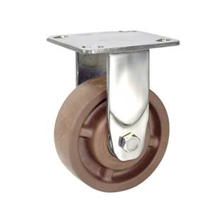 Rueda Giratoria Fija de Acero Inoxidable 4 6 8 para Ambientes de Alta Temperatura 280 °   Carrito para Hornear Dispositivos Móviles - Product Image 1
