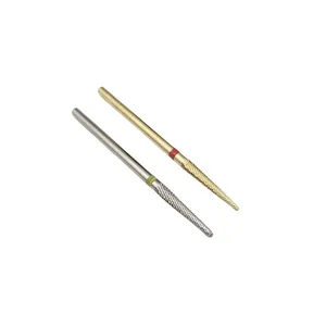 Gold Silver <b>Nail</b> Drill Bit Stainless Steel Burr Manicure Cutters Cuticle Clean <b>Nail</b> Drill Accessories Care Tools for Salon - Product Image 2