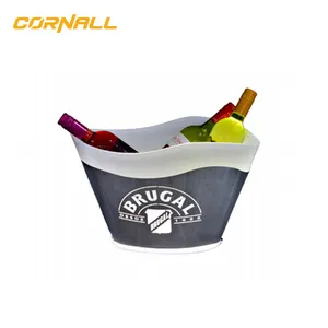 Hình Dạng Thuyền Trang Trí Led Wine Beer Ps Ice Bucket Cooler Đối Với Bar