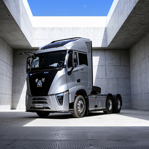 頑丈で信頼性の高い中古Howo 6x4大型トラクタートラック、ディーゼルエンジン搭載、鉱山機器運搬用中古トラクタートラック - Product Image 5