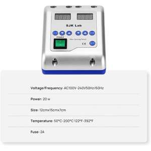 <span class=keywords><strong>Kit</strong></span> Elettrico per Modellazione Cera Dentale con Doppia Penna per Intaglio e Coltello per Cera, Macchinario in Metallo Certificato CE - Product Image 3