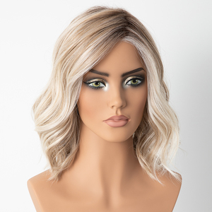 Pelucas Futura de Fibra Sintética Premium al por Mayor, Pre-cortadas, Sin Pegamento, Peluca de <span class=keywords><strong>Cabello</strong></span> Kanekalon, Peluca de Monofilamento con Encaje para Mujer - Product Image 3