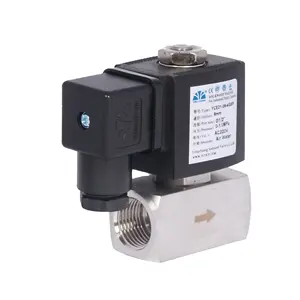 Yongchuang válvula solenoide de aço inoxidável, válvula solenoide de aço inoxidável yce11 de 1/2 polegadas e 15mm para água