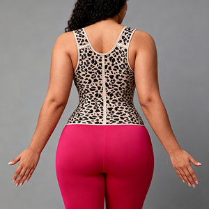Corsetto in Latex con Cerniera per <span class=keywords><strong>Donna</strong></span>, Gilet Modellante con Doppia Compressione, Fascia Dimagrante - Product Image 5