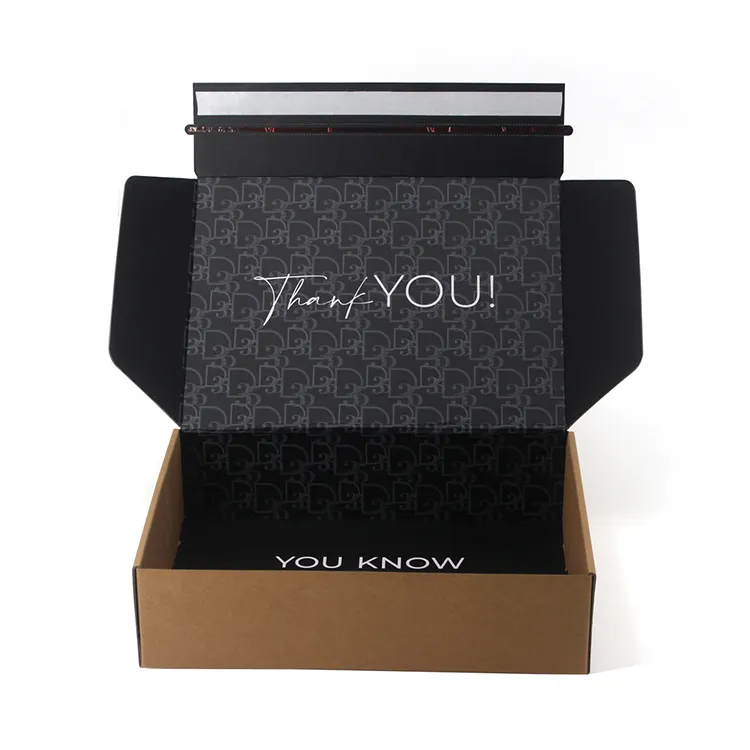 Caixa de embalagem adesiva personalizada, auto selo rápido impresso caixas postais envio fácil de lágrima zíper caixa de embalagem