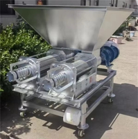 Séparateur de fumier de vache et de mouton sec et humide, séparateur de fumier de volaille eau-solide, machine d'extrusion et de déshydratation du fumier d'élevage