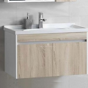 <span class=keywords><strong>Meuble</strong></span>-lavabo mural en contreplaqué flottant BF <span class=keywords><strong>pas</strong></span> <span class=keywords><strong>cher</strong></span> avec <span class=keywords><strong>vasque</strong></span> <span class=keywords><strong>et</strong></span> miroir - Product Image 2