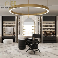Conception de boutique de cosmétiques et de soins de la peau, comptoir de présentation de maquillage personnalisé de haute qualité, mobilier de boutique de cosmétiques de luxe