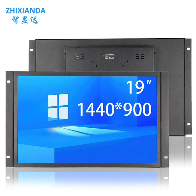 19 Inch Widescreen Wall Mount Capacitive Industrial Touch Screen Open Frame Monitor PC Computer HD-MI VGA Touchscreen Display